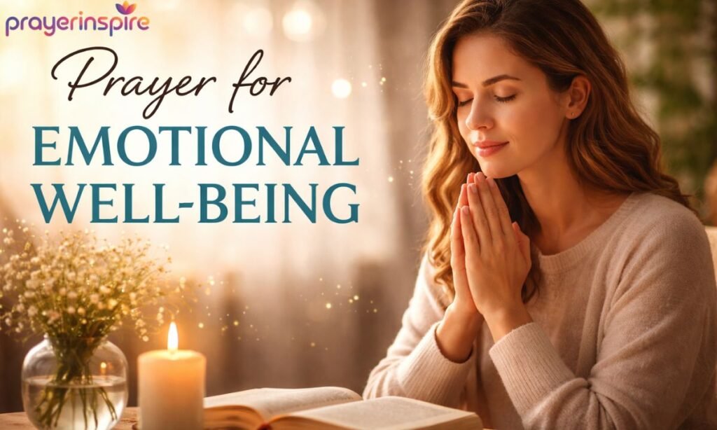 Prayer for Emotional Well-Being