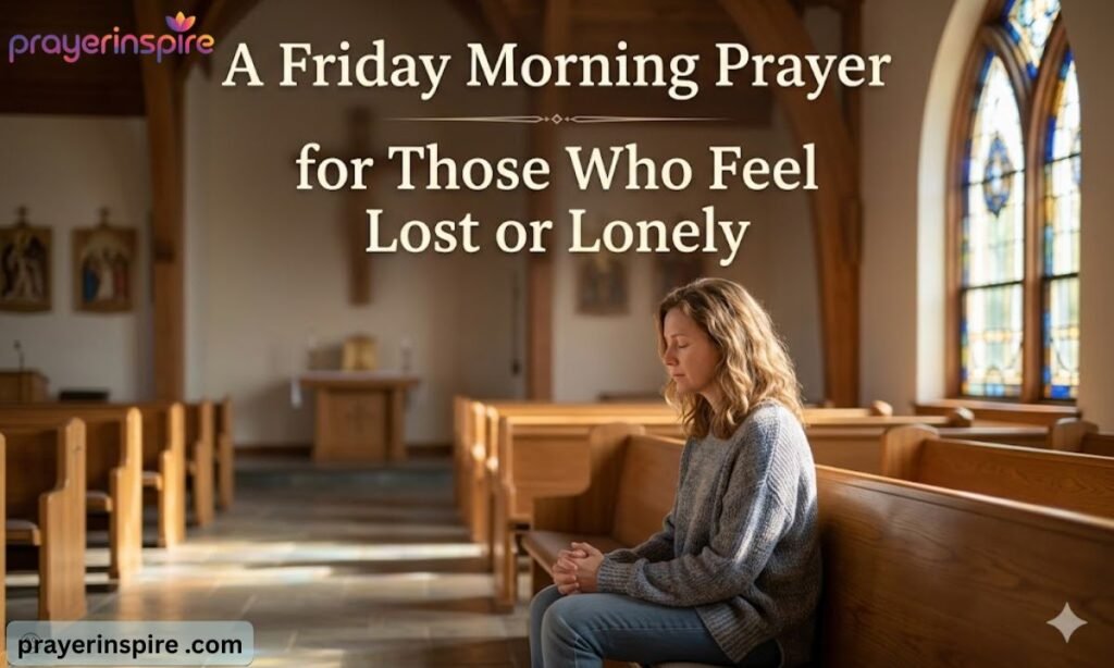 A Friday Morning Prayer for Those Who Feel Lost or Lonely