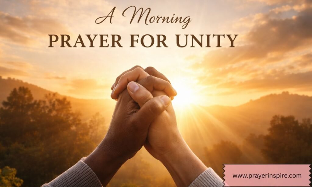 A Morning Prayer for Unity