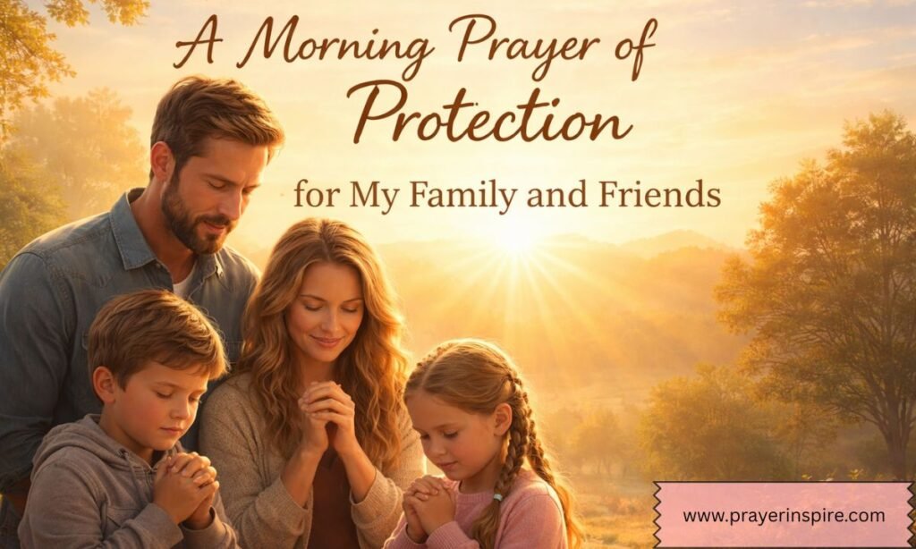 A Morning Prayer of Protection for My Family and Friends