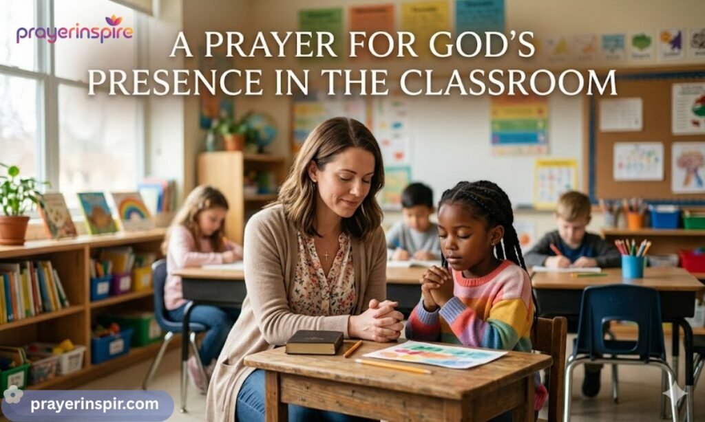 A Prayer for God's Presence in the Classroom