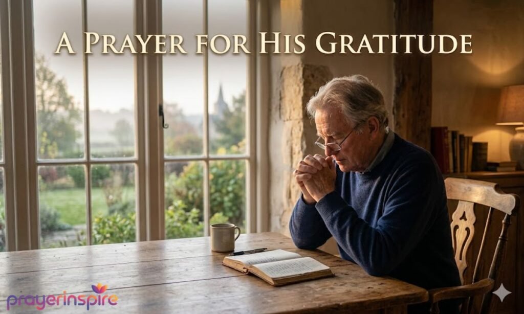 A Prayer for His Gratitude