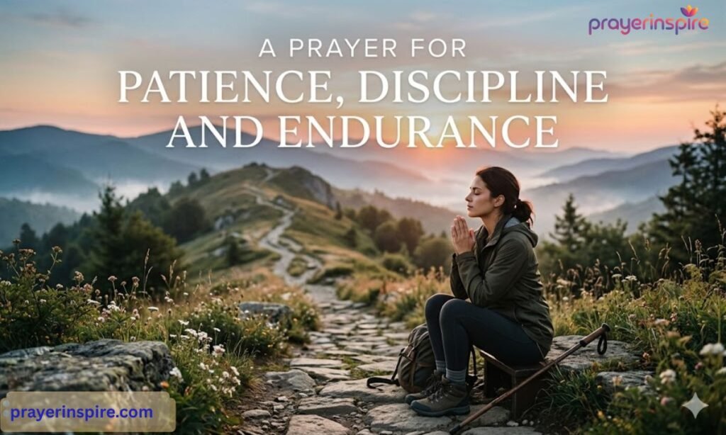 A Prayer for Patience Discipline and Endurance