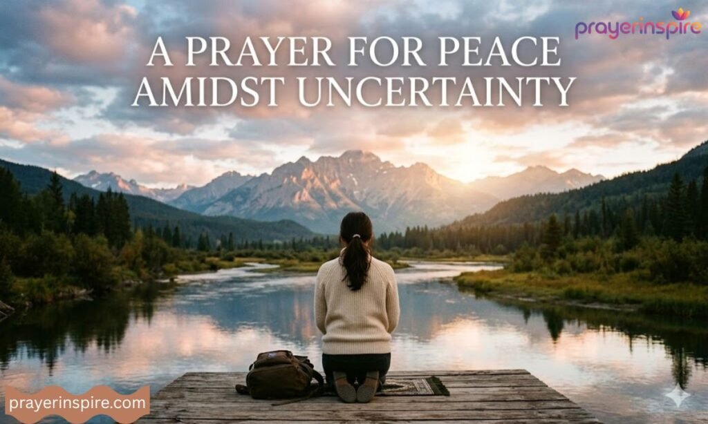 A Prayer for Peace Amidst Uncertainty