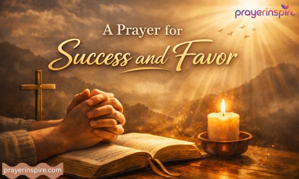 A Prayer for Success and Favor