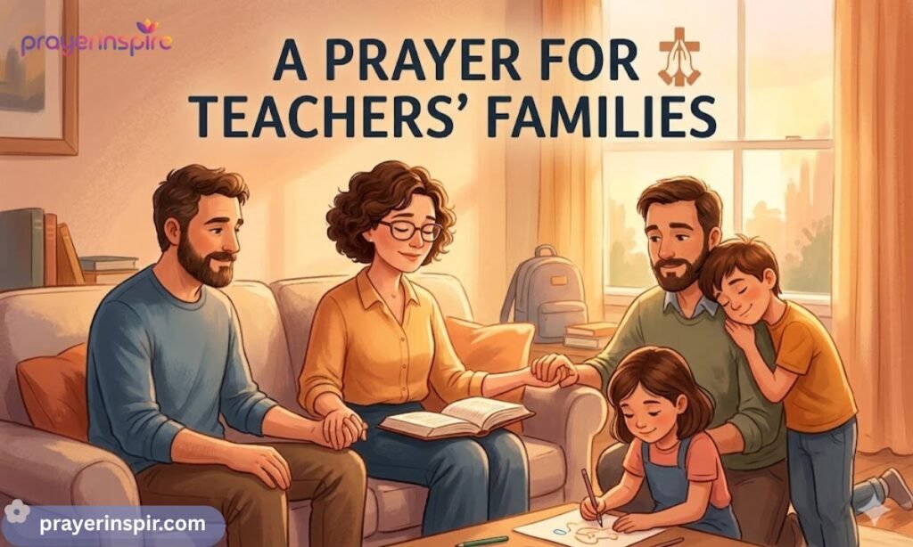 A Prayer for Teachers' Families