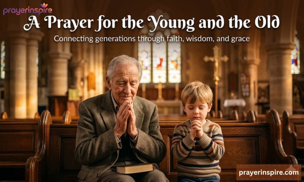 A Prayer for the Young and the Old
