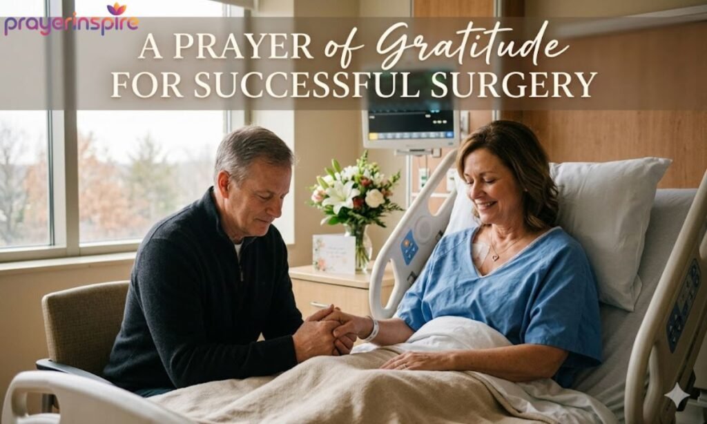 A Prayer of Gratitude for Successful Surgery