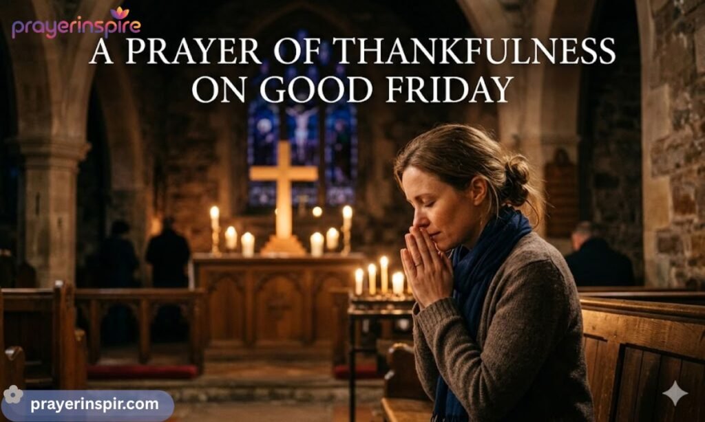 A Prayer of Thankfulness on Good Friday
