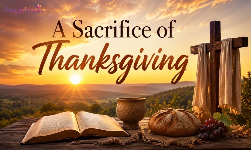 A Sacrifice of Thanksgiving