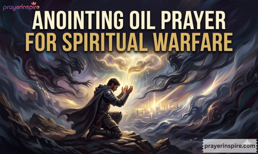 Anointing Oil Prayer for Spiritual Warfare