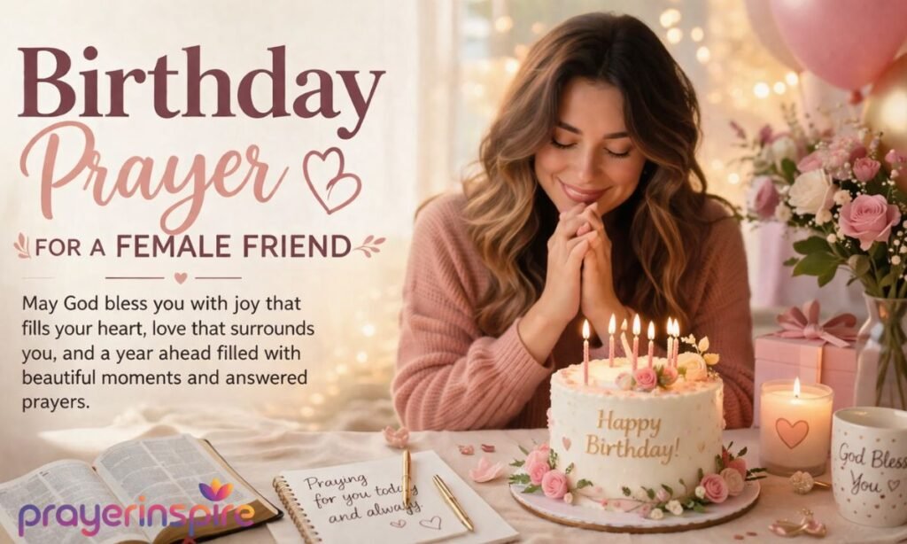 Birthday Prayer for a Female Friend