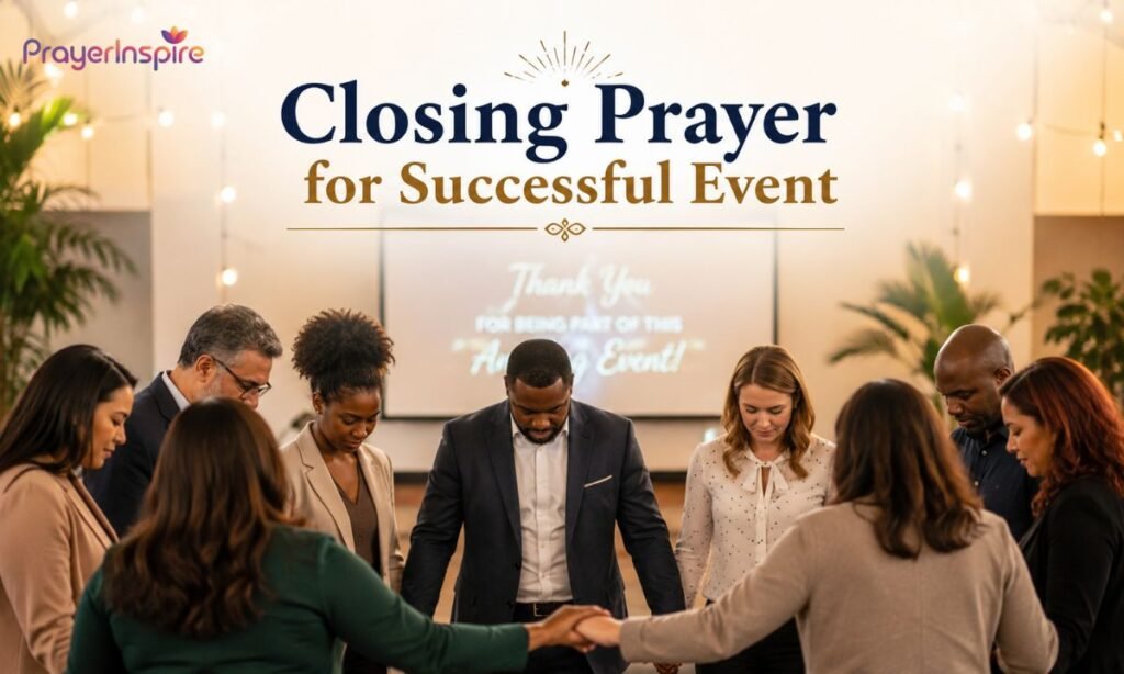Closing Prayer for Successful Event