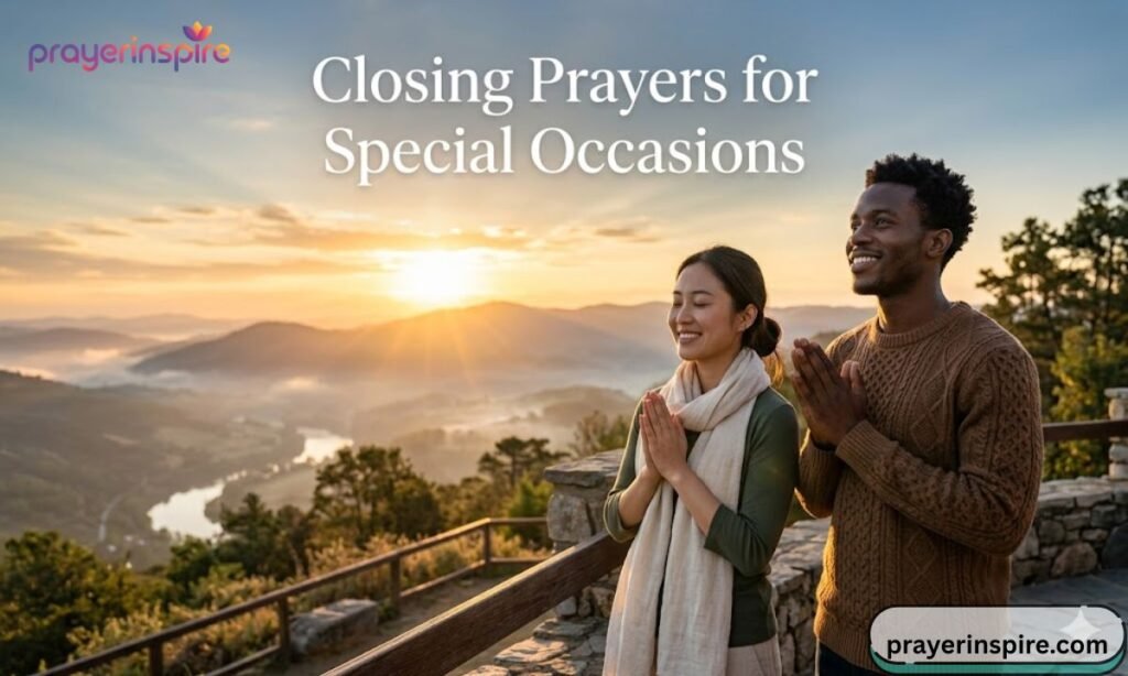 Closing Prayers for Special Occasions