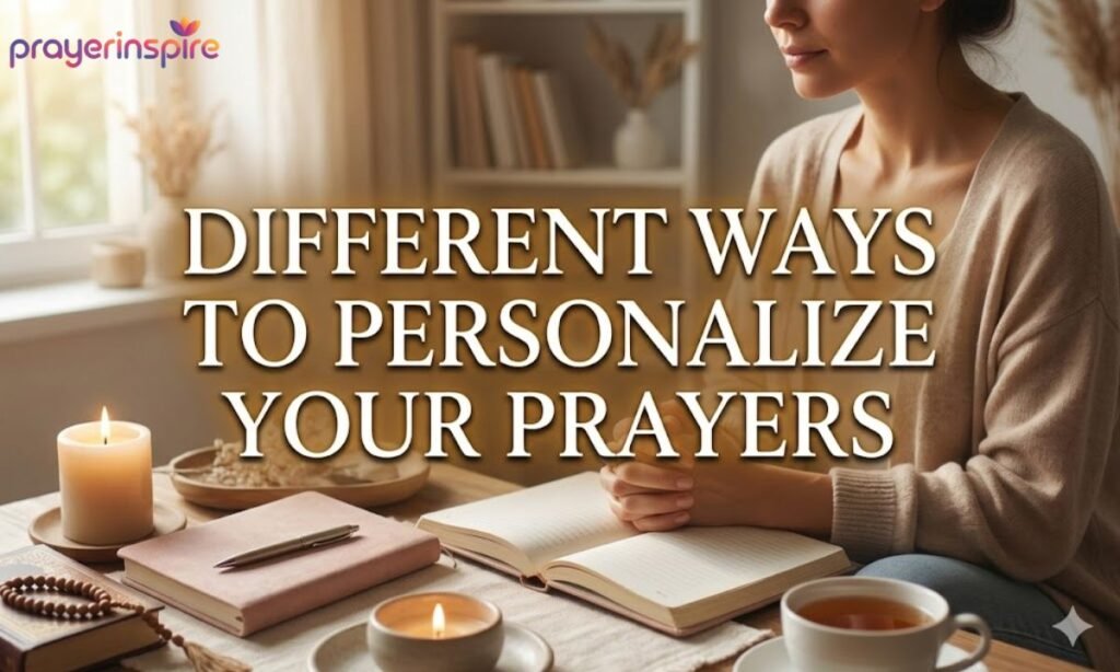 Different Ways to Personalize Your Prayers