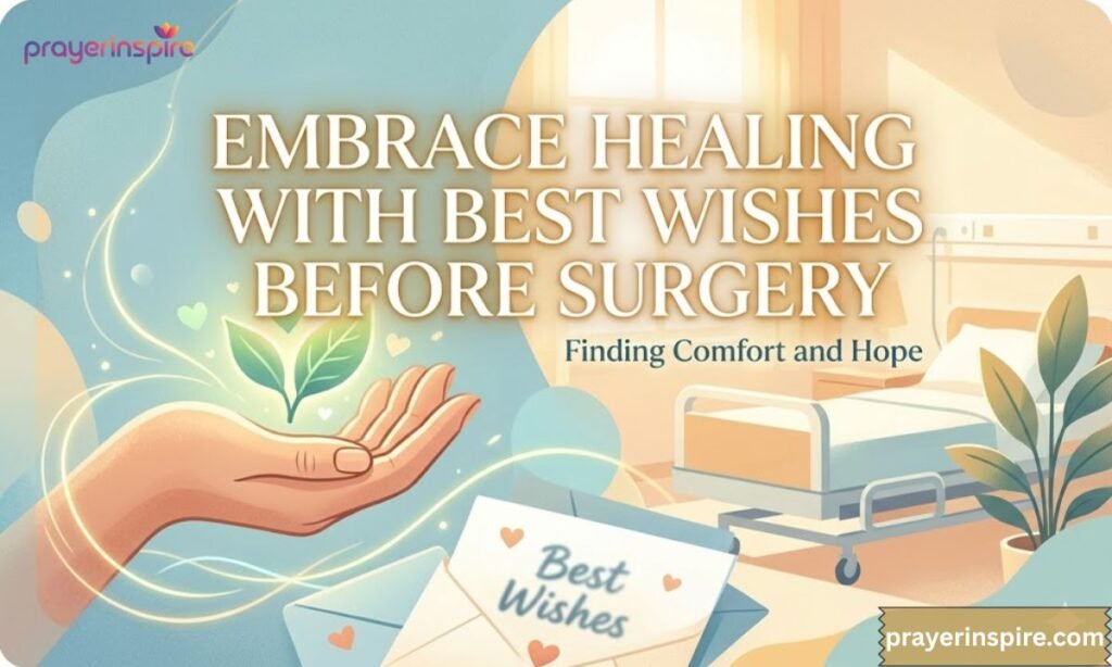 Embrace Healing With Best Wishes Before Surgery