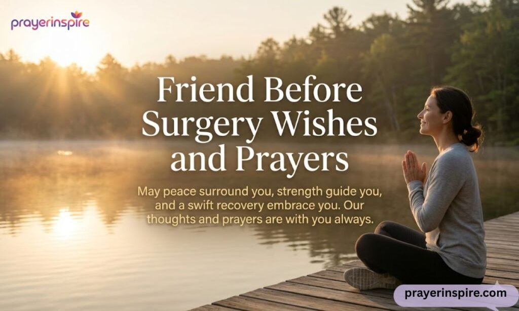 Friend Before Surgery Wishes and Prayers