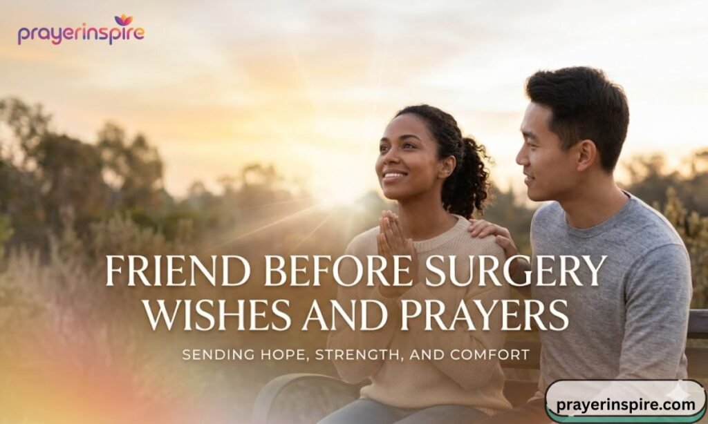 Friend Before Surgery Wishes and Prayers
