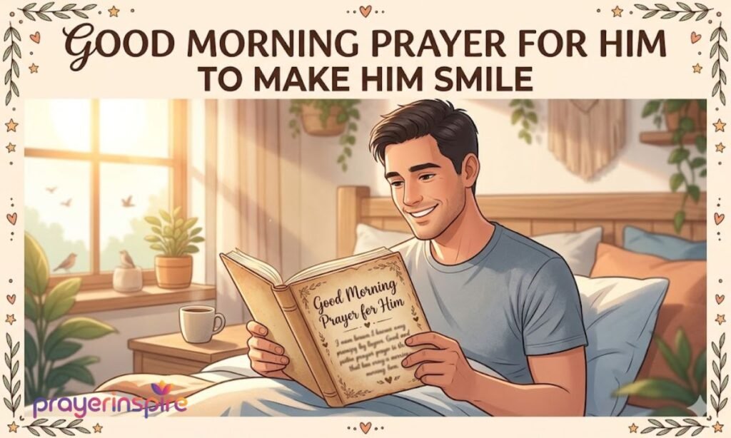 Good Morning Prayer for Him to Make Him Smile