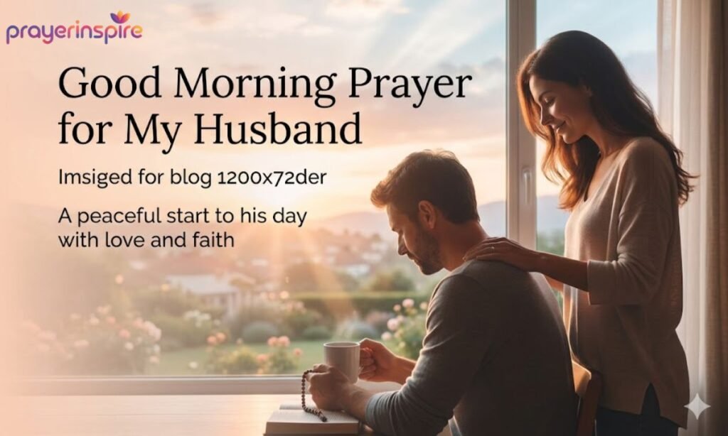 Good Morning Prayer for My Husband