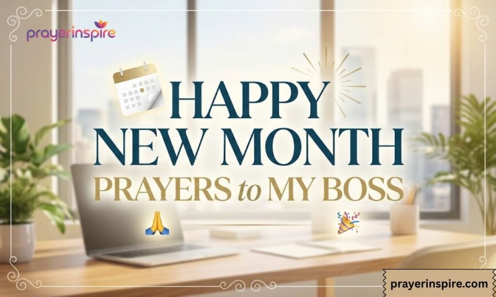 Happy New Month Prayers to My Boss