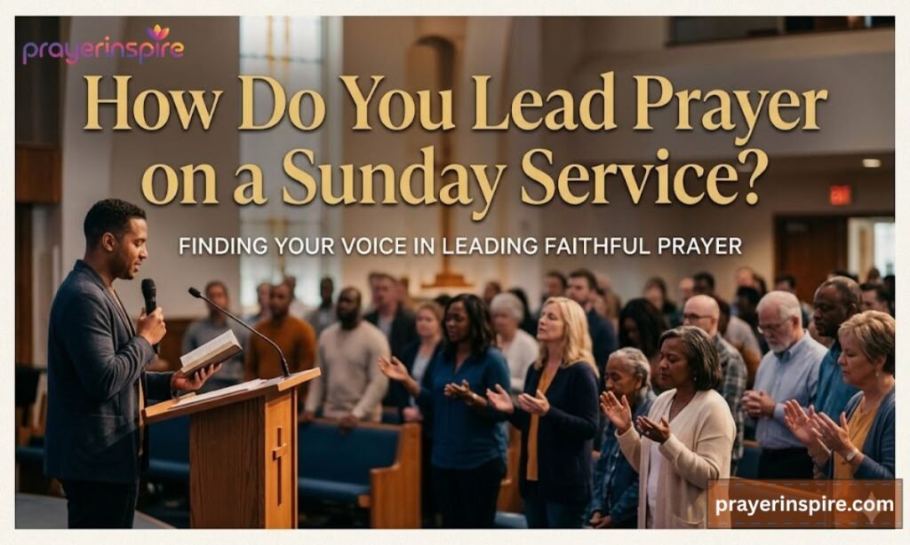 How Do You Lead Prayer on a Sunday Service?