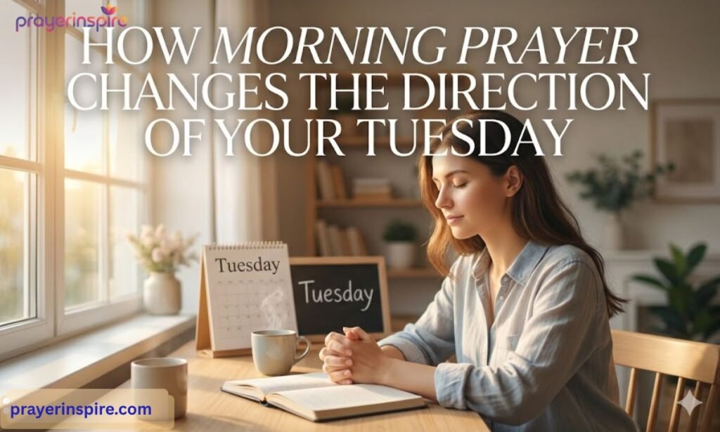 How Morning Prayer Changes the Direction of Your Tuesday