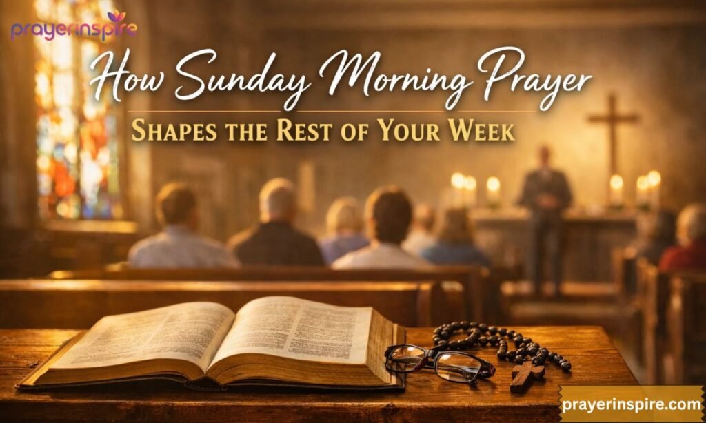 How Sunday Morning Prayer Shapes the Rest of Your Week