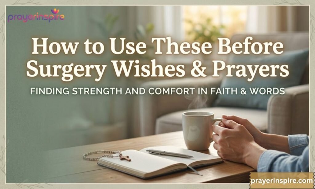 How to Use These Before Surgery Wishes and Prayers