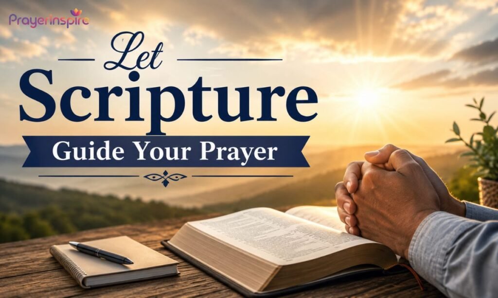 Let Scripture Guide Your Prayer