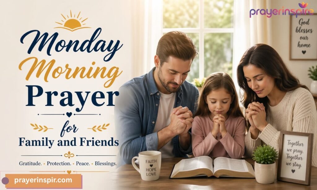 Monday Morning Prayer for Family and Friends