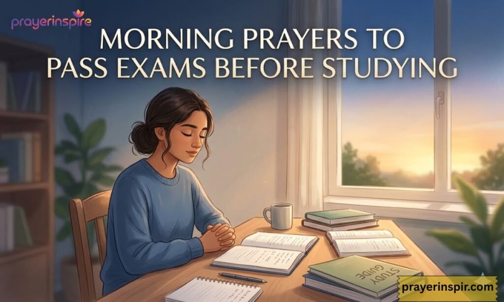Morning Prayers to Pass Exams Before Studying