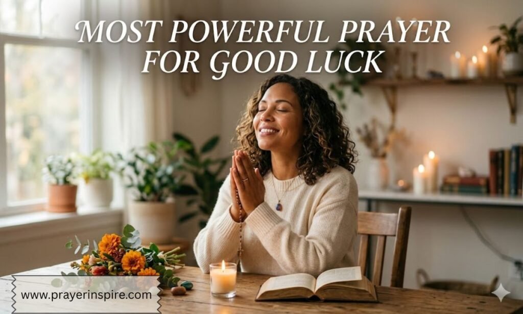 Most Powerful Prayer for Good Luck