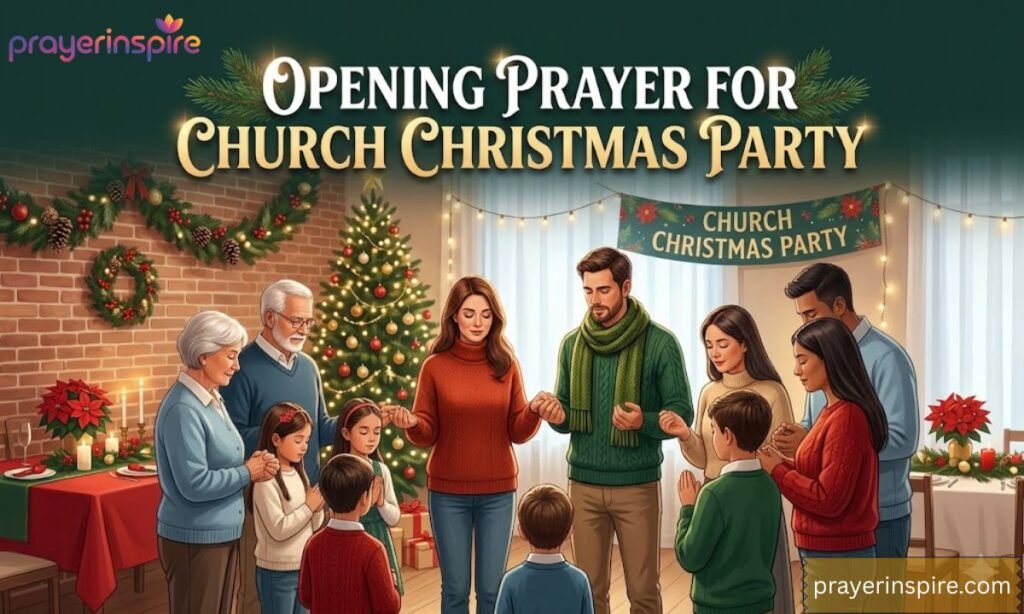 Opening Prayer for Church Christmas Party