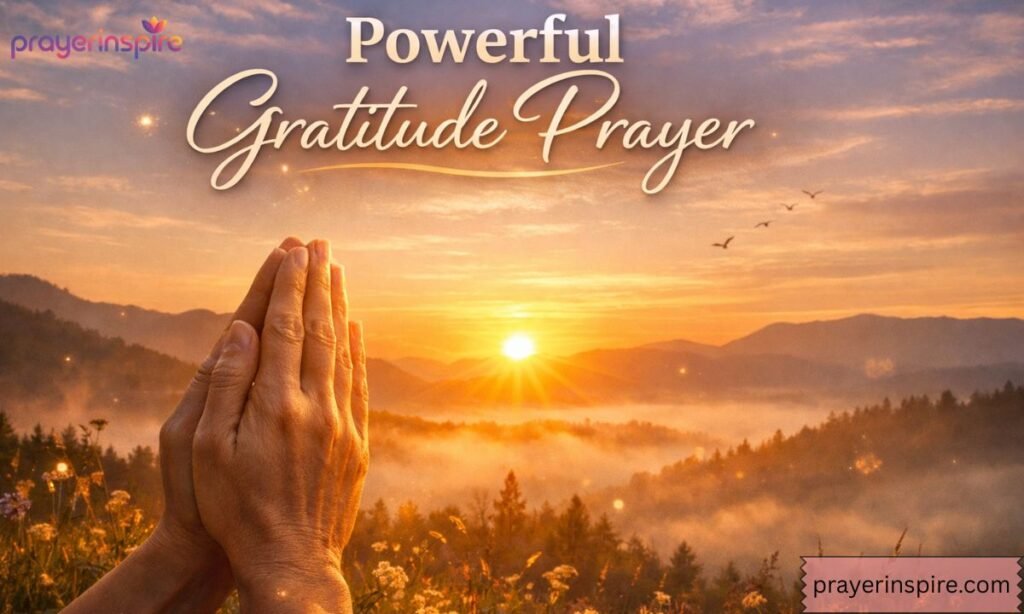 Powerful Gratitude Prayer