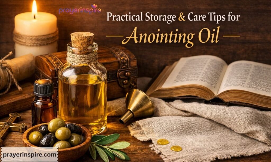 Practical Storage & Care Tips for Anointing Oil
