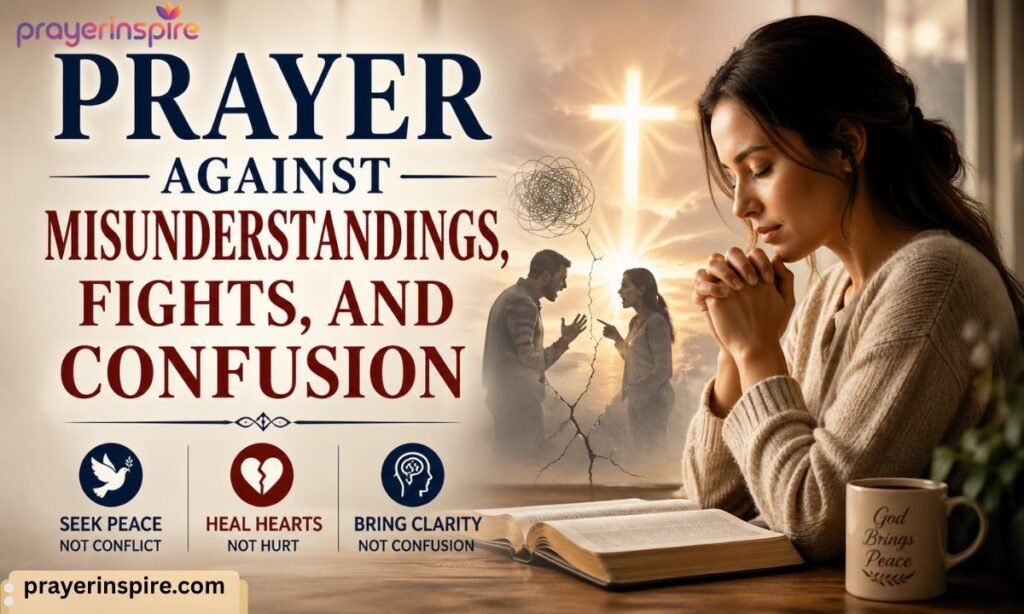 Prayer Against Misunderstandings, Fights, And Confusion