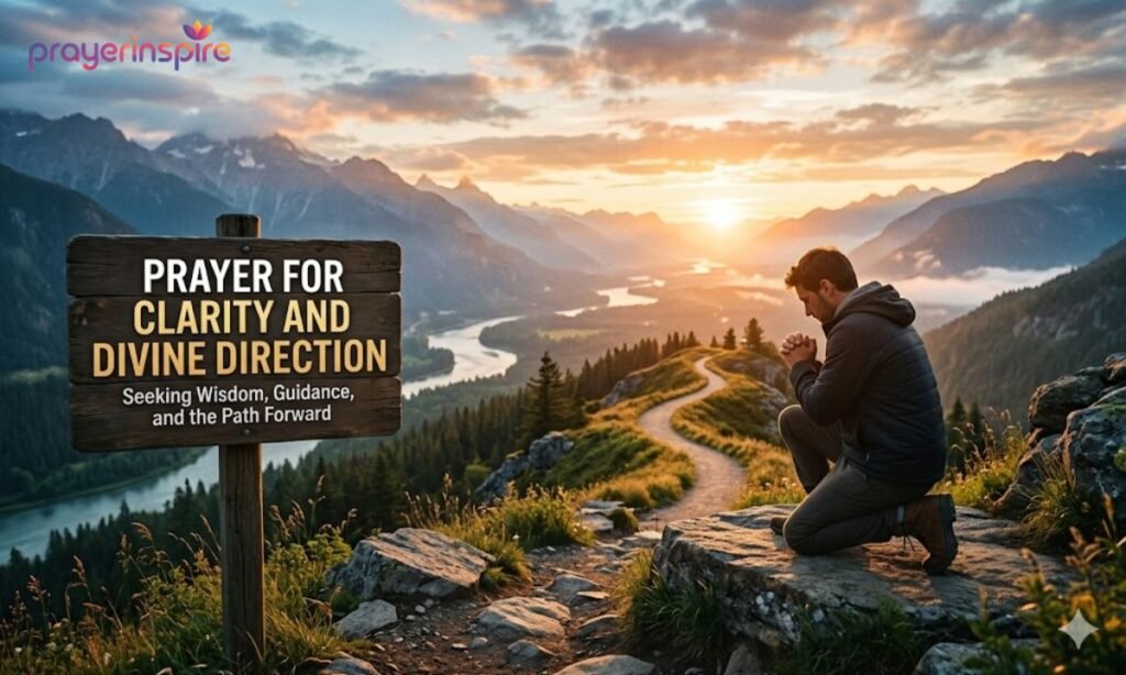 Prayer for Clarity and Divine Direction