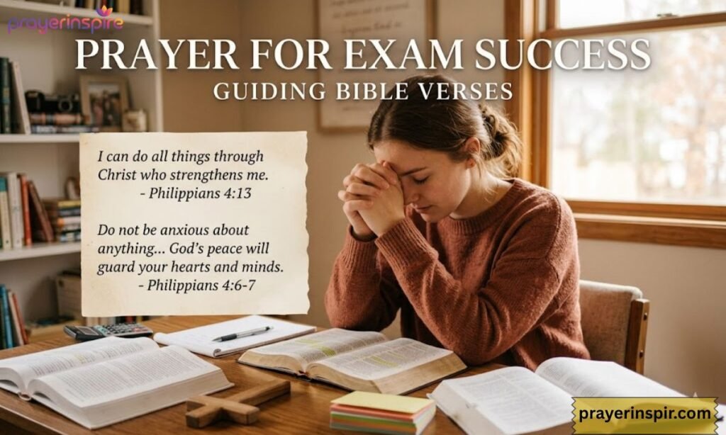 Prayer for Exam Success Bible Verses
