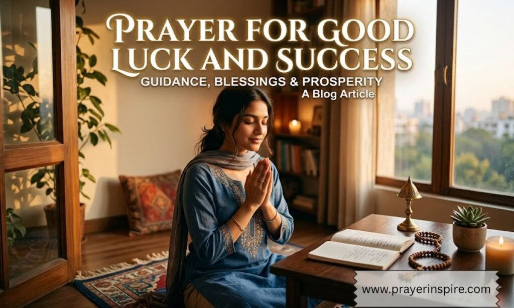 Prayer for Good Luck and Success