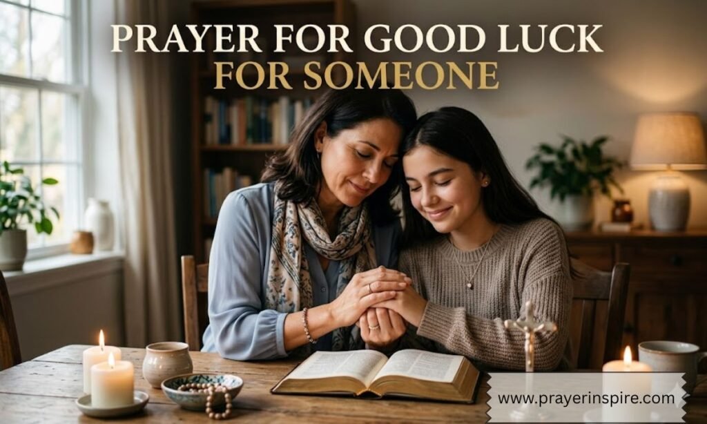 Prayer for Good Luck for Someone
