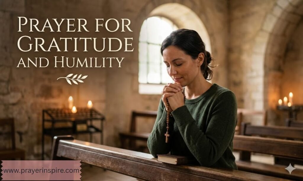 Prayer for Gratitude and Humility