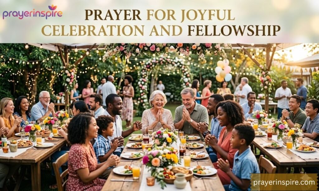 Prayer for Joyful Celebration and Fellowship