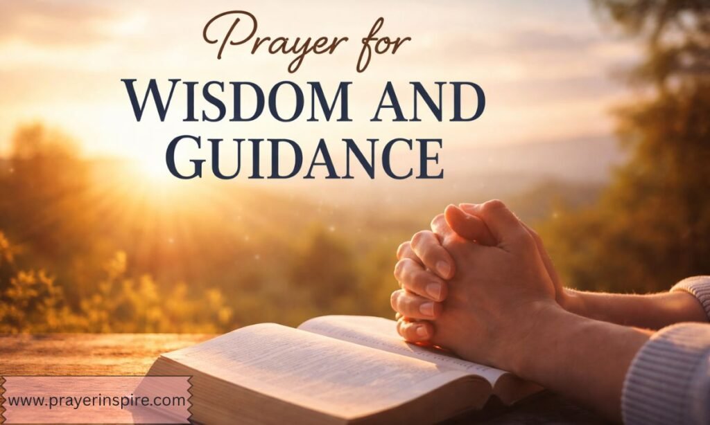 Prayer for Wisdom and Guidance