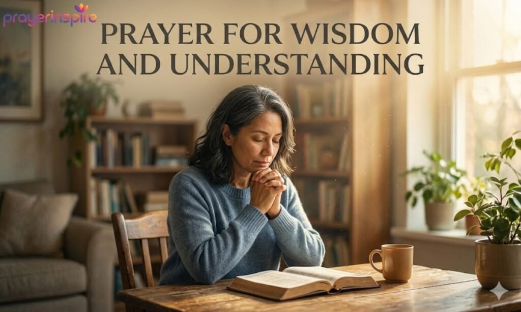 Prayer for Wisdom and Understanding