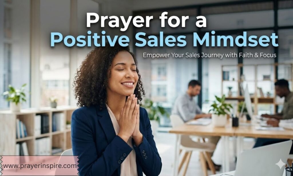 Prayer for a Positive Sales Mindset