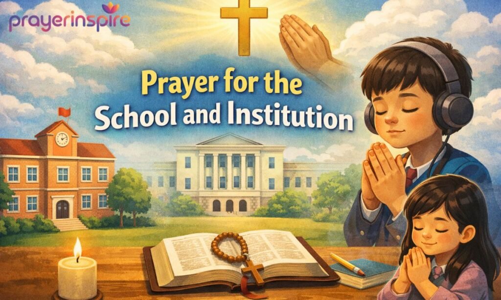  Prayer for the School and Institution