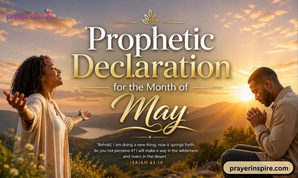 Prophetic Declaration for the Month of May 🔥