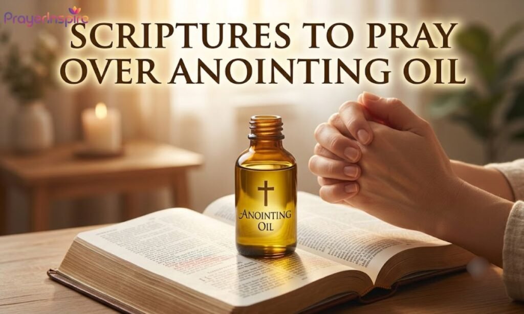 Scriptures to Pray Over Anointing Oil