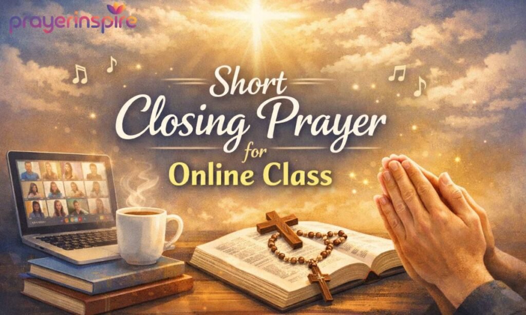 Short Closing Prayer for Online Class